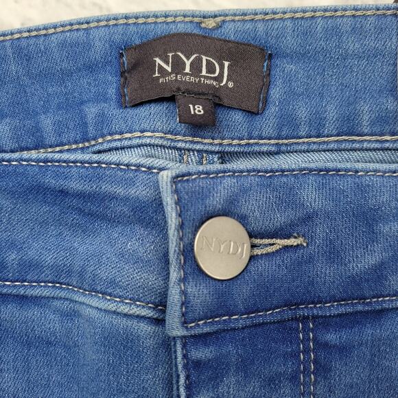 NWT NYDJ Marilyn Edgewater Straight Ankle Jeans size 18 - Picture 7 of 15